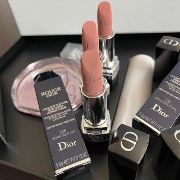 Son Dior Velvet 220 Beige Couture (New) – Màu Hồng Nude - Image 6