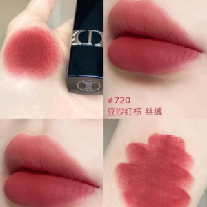 Son Dior Velvet 720 Icóne - Màu Đỏ Hồng Đất - Image 3