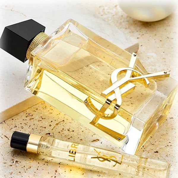 Set Nước Hoa Nữ YSL Yves Saint Laurent Libre EDP Holiday Xmas Gift Set 3 Món (90ML + 10ML + Son YSL 21 Màu Đỏ Ruby) - Image 4