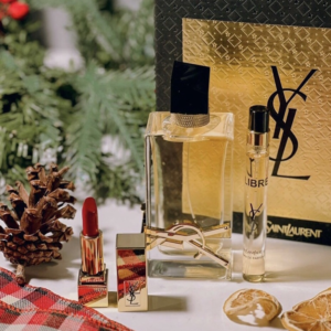 Set Nước Hoa Nữ YSL Yves Saint Laurent Libre EDP Holiday Xmas Gift Set 3 Món (90ML + 10ML + Son YSL 21 Màu Đỏ Ruby) - Image 8