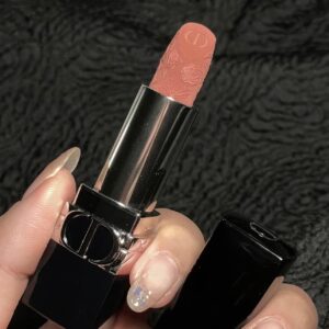 Son Dior Rouge Dior Couture Colour Refillable Lipstick Limited Edition 100 Nude Look Velvet - Màu Hồng Nude - Image 8