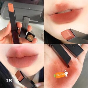 Son YSL The Slim Velvet Radical 316 - Màu Nâu Cam Đất - Image 3