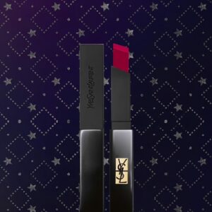 Set Nước Hoa Nữ YSL Black Opium Holiday Party Kit Sét 3 Món (90ML + 10ML + Son YSL Slim 308 Màu Đỏ Đậm) - Image 7