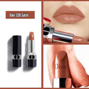 Son Dior Rouge Dior Satin 339 Grège New - Màu Cam Đất - Image 6