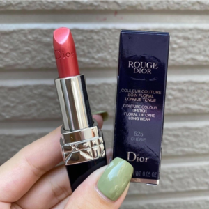 Son Dior Rouge Dior Metallic 525 Chérie New - Màu Hồng Đào - Image 7