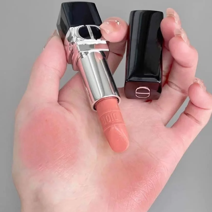 Son Dior Rouge Dior Mitzah Satin Limited Edition 253 Rose Feline - Màu Hồng Baby - Image 6