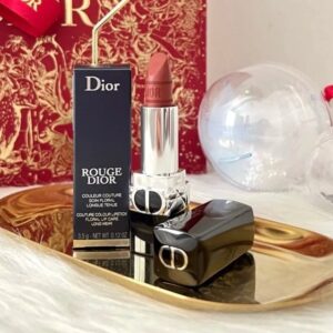 Son Dior Rouge Mitzah Matte Limited Edition 915 Soft Burgundy - Màu Đỏ Nâu Đất - Image 7