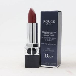 Son Dior Rouge Dior Satin 869 Sophisticated New - Màu Đỏ Nâu - Image 7