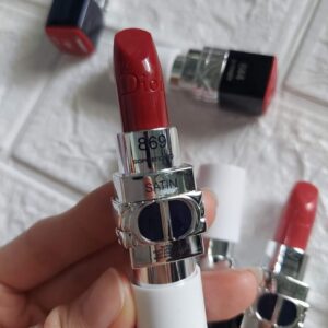 Son Dior Rouge Dior Satin 869 Sophisticated New - Màu Đỏ Nâu - Image 6
