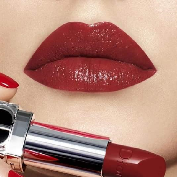 Son Dior Rouge Dior Satin 869 Sophisticated New - Màu Đỏ Nâu - Image 2