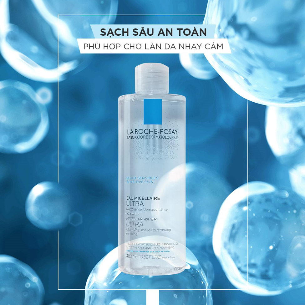Nước Tẩy Trang Cho Da Nhạy Cảm La Roche-Posay Peaux Sensibles Eau Micellaire Ultra Apaisante 400ml - Image 2