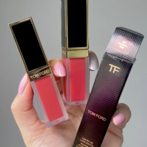 Son Kem Tom Ford Liquid Lip Luxe Matte 129 Carnal Red - Màu Đỏ Cam Hồng - Image 7