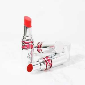 Son YSL Rouge Volupte Candy Glaze 12 Coral Excitement - Màu Cam San Hô - Image 5