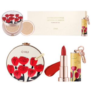 Set Phấn Nước Chống Nắng Ohui Ultimate Cover Lifting Cushion Flower Limited Edition - Image 12