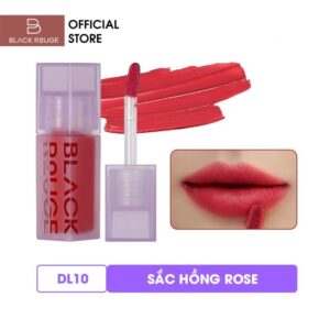 Son Black Rouge Double Layer Over Velvet Ver 2 DL10 Romantic Pink - Màu Hồng Rose - Image 5
