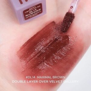 Son Black Rouge Double Layer Over Velvet Ver 2 DL14 Maximal Brown - Màu Nâu Gạch - Image 6