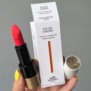 Son Hermès Matte 46 Rouge Exotique - Màu Hồng Cam San Hô - Image 10