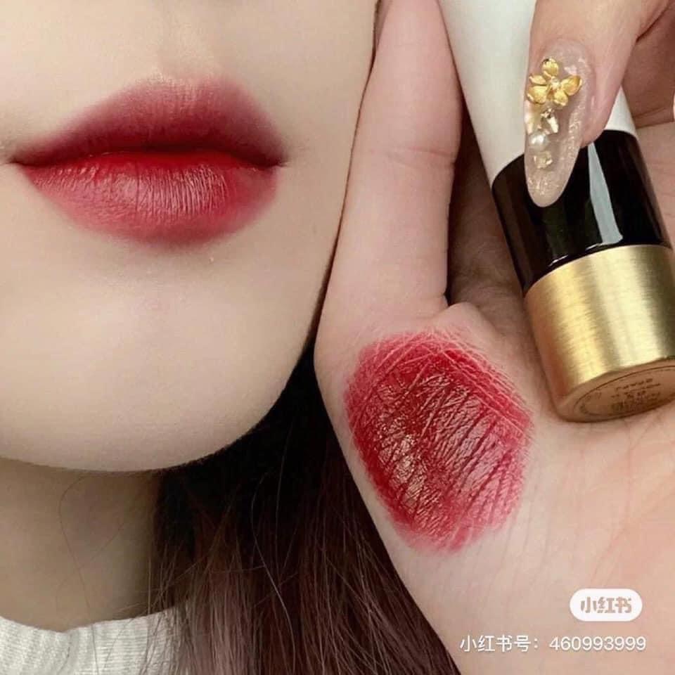 Son Rouge Hermès Matte Lipstick 85 Rouge H – Màu Đỏ Rượu - Image 2