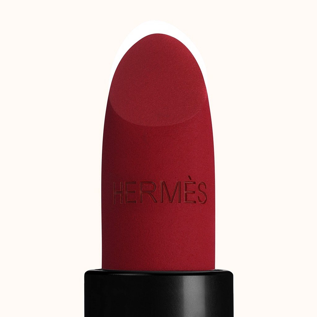 Son Rouge Hermès Matte Lipstick 85 Rouge H – Màu Đỏ Rượu - Image 3