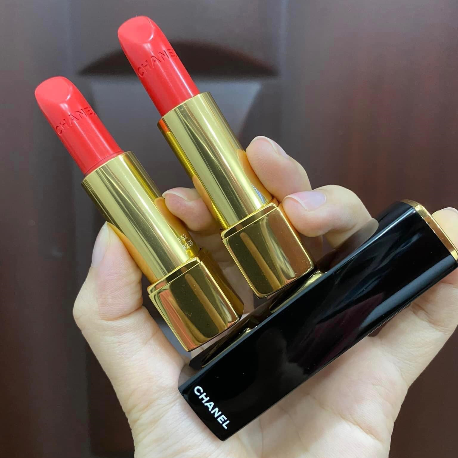 Son Chanel Rouge Allure Luminous Intense 152 Insaisissable - Màu Hồng Cam - Image 5