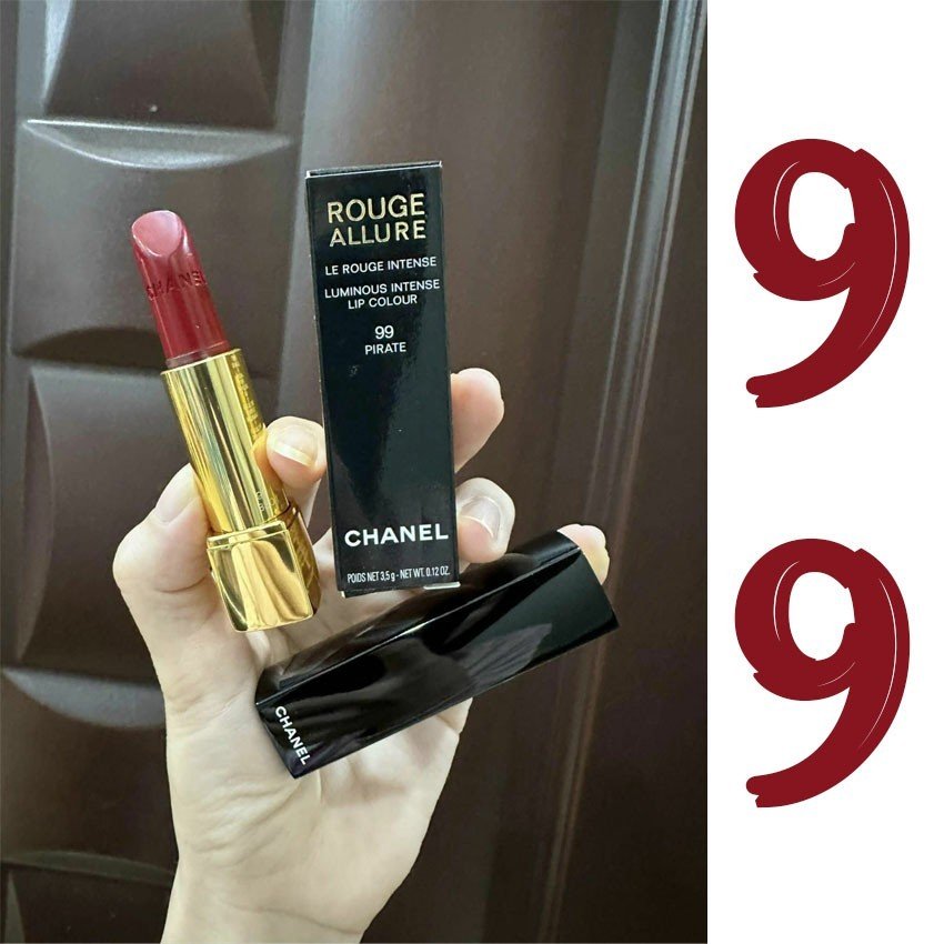 Son Chanel Rouge Allure Luminous Intense 99 Pirate - Màu Đỏ Đậm - Image 6