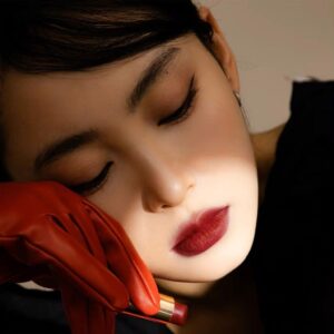 Son Chanel Rouge Allure Velvet 58 Rouge Vie - Màu Đỏ Mận Chín - Image 4