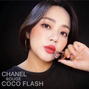 Son Chanel Rouge Coco Flash Hydrating Vibrant Shine Lip Colour 60 Beat - Màu Hồng Cam San Hô - Image 4
