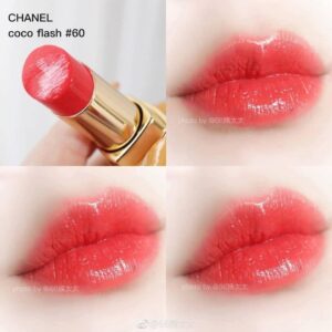 Son Chanel Rouge Coco Flash Hydrating Vibrant Shine Lip Colour 60 Beat - Màu Hồng Cam San Hô - Image 3