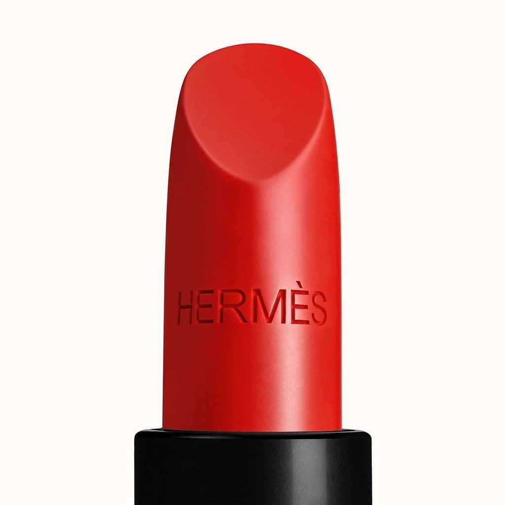 Son Hermès Satin 75 Rouge Amazone - Màu Đỏ Cam Cháy - Image 5