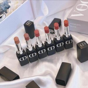 Son Dior Rouge Forever Transfer Proof Lipstick 300 Forever Nude Style (New) - Màu Nâu Đất - Image 9