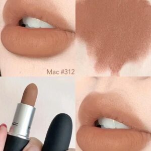 Son Mac Powder Kiss 312 Impulsive - Màu Cam Đất - Image 3