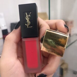 Son YSL Tatouage Couture Velvet Cream 202 Coral Symbol - Màu Đỏ San Hô - Image 6