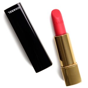 Son Chanel Rouge Allure Velvet 47 Flamboyante - Màu Đỏ Đào Ánh Cam - Image 6