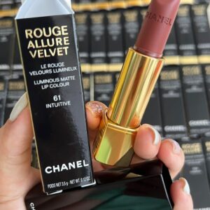 Son Chanel Rouge Allure Velvet 61 Intuitive - Màu Đỏ Đất - Image 6
