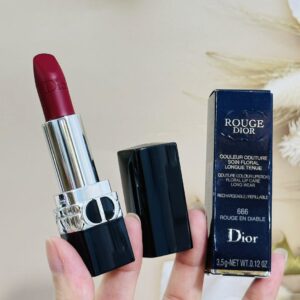 Son Dior Rouge Matte 666 Rouge En Diable - Màu Đỏ Hồng - Image 6