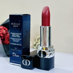 Son Dior Rouge Matte 666 Rouge En Diable - Màu Đỏ Hồng - Image 7