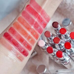 Son YSL Rouge Volupte Candy Glaze 9 Tangerine Tease - Màu Đỏ Tươi Ánh Cam - Image 3
