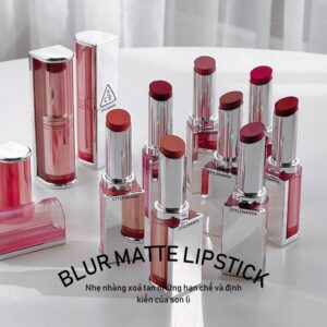 Son 3CE Blur Matte Lipstick Salty Cinnamon - Màu Cam Nâu - Image 5