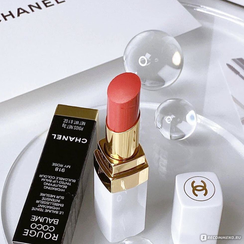 Son Chanel Rouge Coco Baume 918 My Rose - Màu Hồng Đào - Image 7
