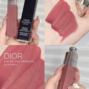 Son Dior Addict Lip Tint 491 Natural Rosewood - Màu Hồng Nâu - Image 3