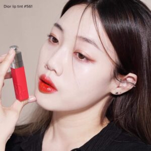 Son Dior Addict Lip Tint 561 Natural Poppy - Màu Đỏ Cam - Image 4