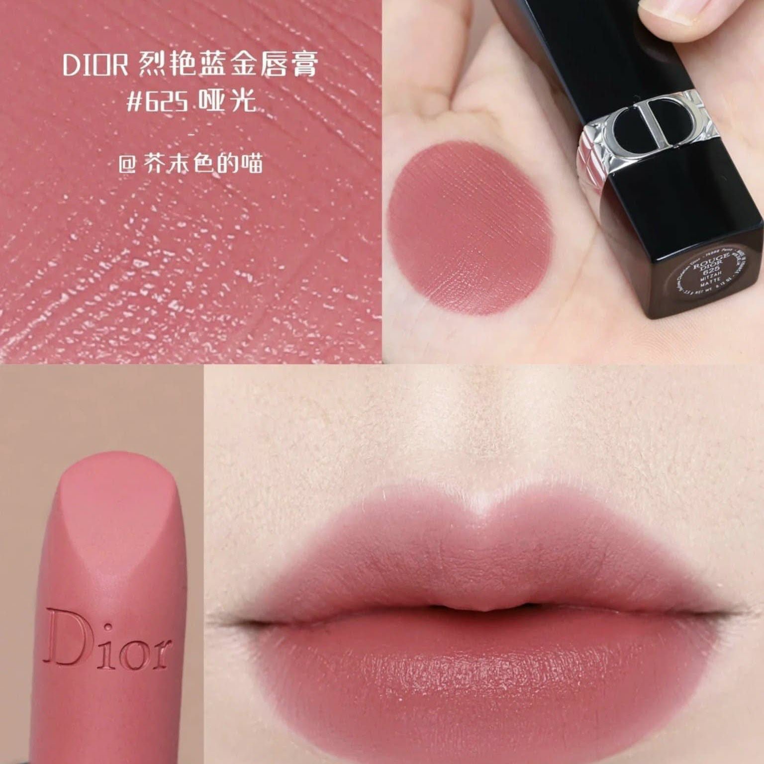 Son Dior Rouge Matte 625 Mitzah - Màu Hồng Đất Nude - Image 3
