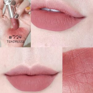 Son Dior Rouge Matte 724 Tendresse - Màu Hồng Cam Đất - Image 3