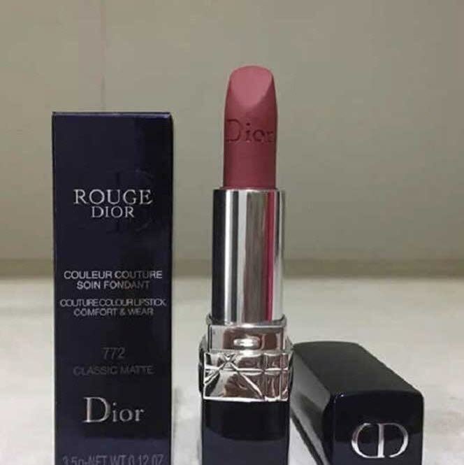 Son Dior Rouge Matte 772 Classic - Màu Hồng Đất - Image 6