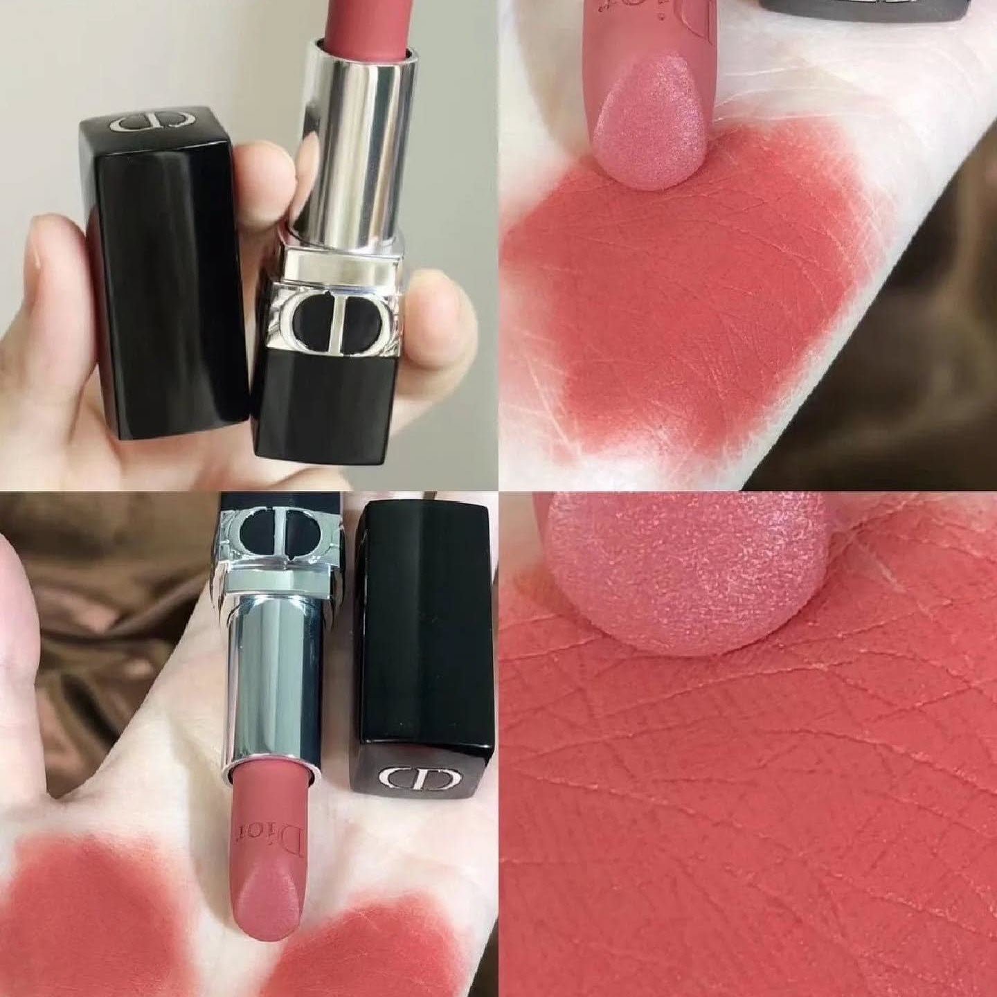 Son Dior Rouge Matte 772 Classic - Màu Hồng Đất - Image 3