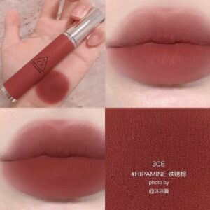 Son Kem Lì 3CE Hazy Lip Clay Hipamine - Màu Đỏ Đất - Image 3