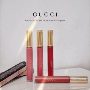 Son Kem Lì Gucci Rouge Liquid Matte 203 Mildred Rosewood (New) - Màu Hồng Nâu - Image 5