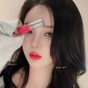 Son Kem MAC Locked Kiss Ink 24HR Lipcolour 71 Gracious – Màu Hồng Cam - Image 4
