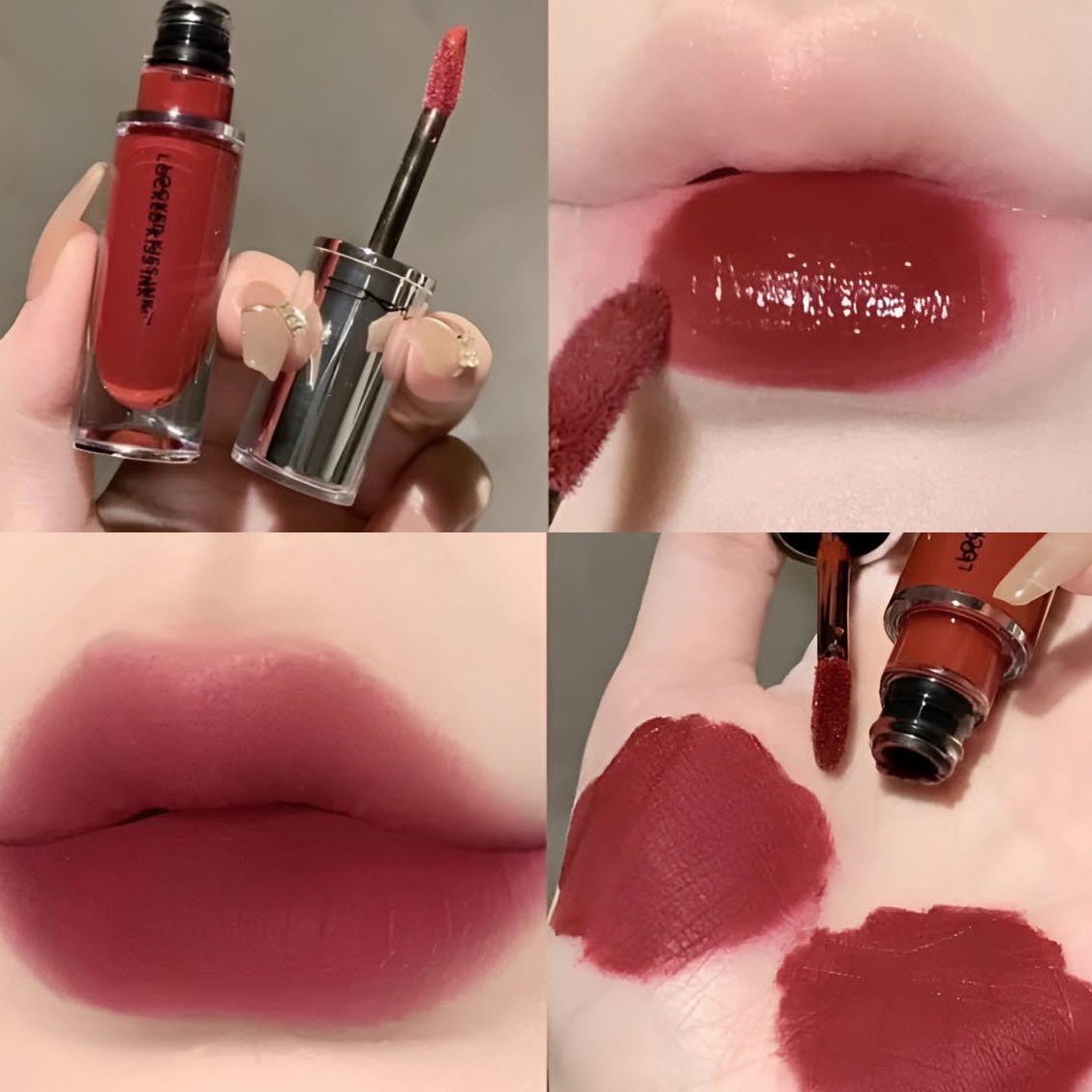 Son Kem MAC Locked Kiss Ink 24HR Lipcolour 85 Poncy – Màu Đỏ Rượu - Image 3