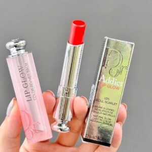 Son Dưỡng Dior Addict Lip Glow 025 Seoul Scarlet - Màu Đỏ Cam - Image 7